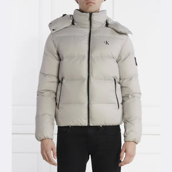 

Пуховик стандартного кроя Calvin Klein, серый