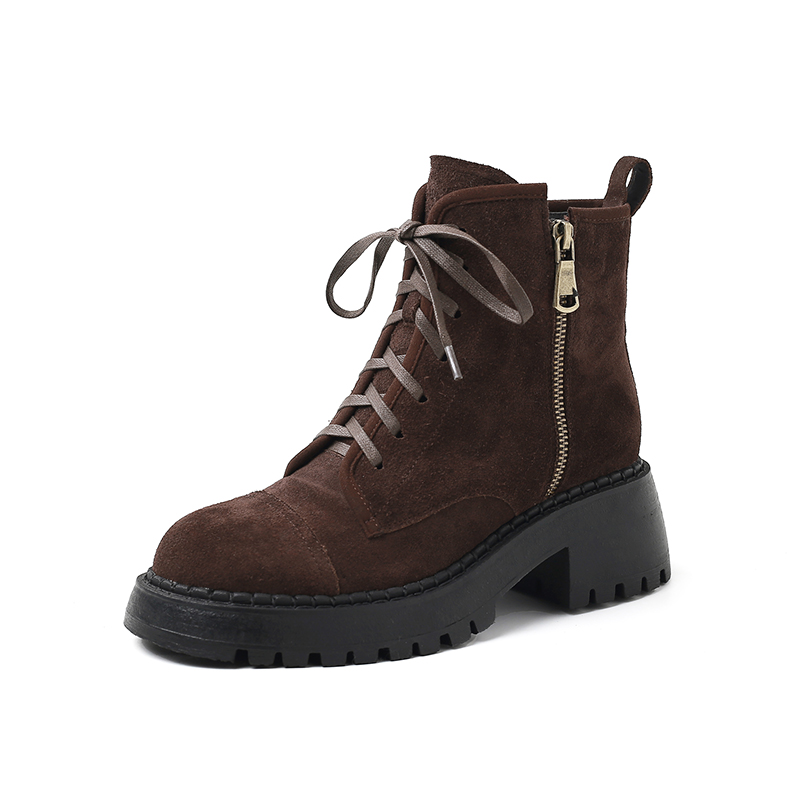 Yeezyy Reezy Короткие женские ботинки мартина коричневые, цвет Brown