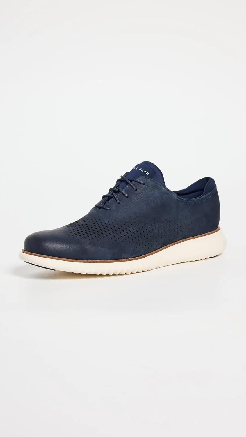 Мужские оксфорды Cole Haan Zerogrand Laser Wingtip, темно-синий — фото 2