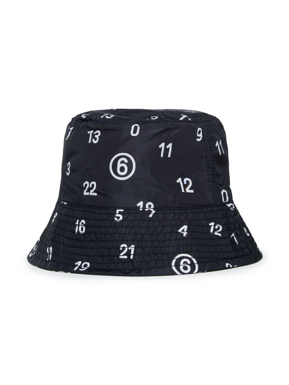 

Панама с логотипом Numbers MM6 Maison Margiela Kids, черный
