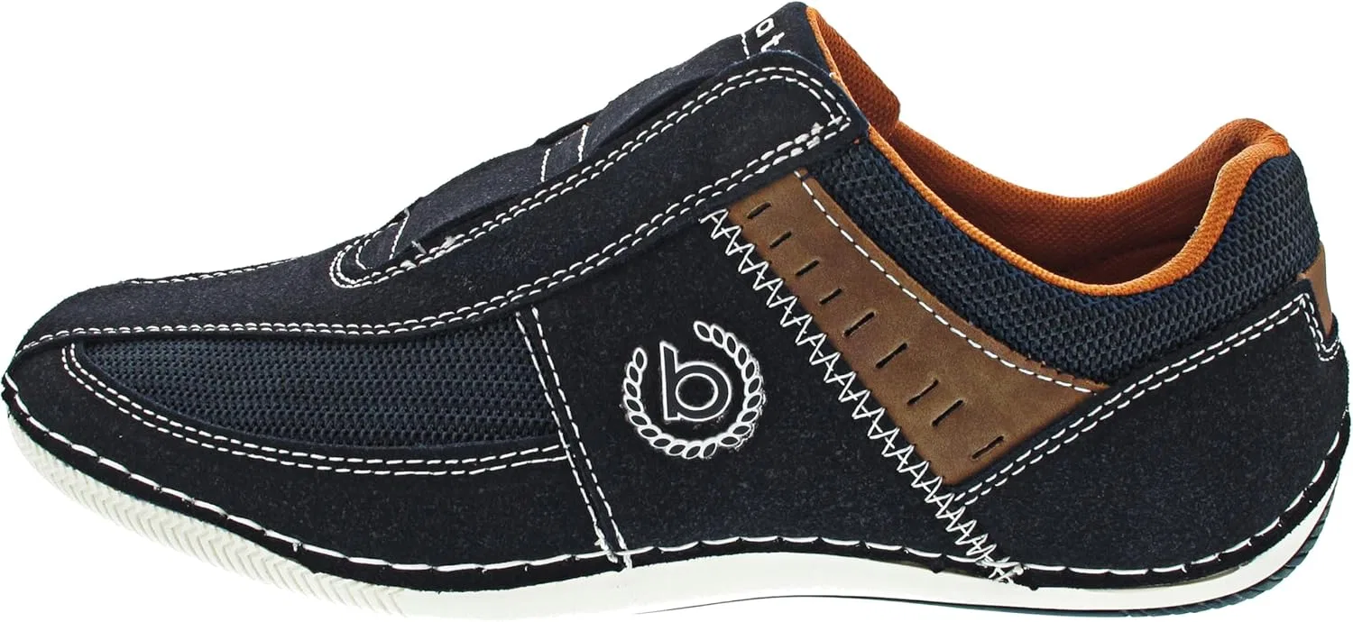 Мужские низкие туфли Bugatti 321480675400, Blue Dark Blue 4100