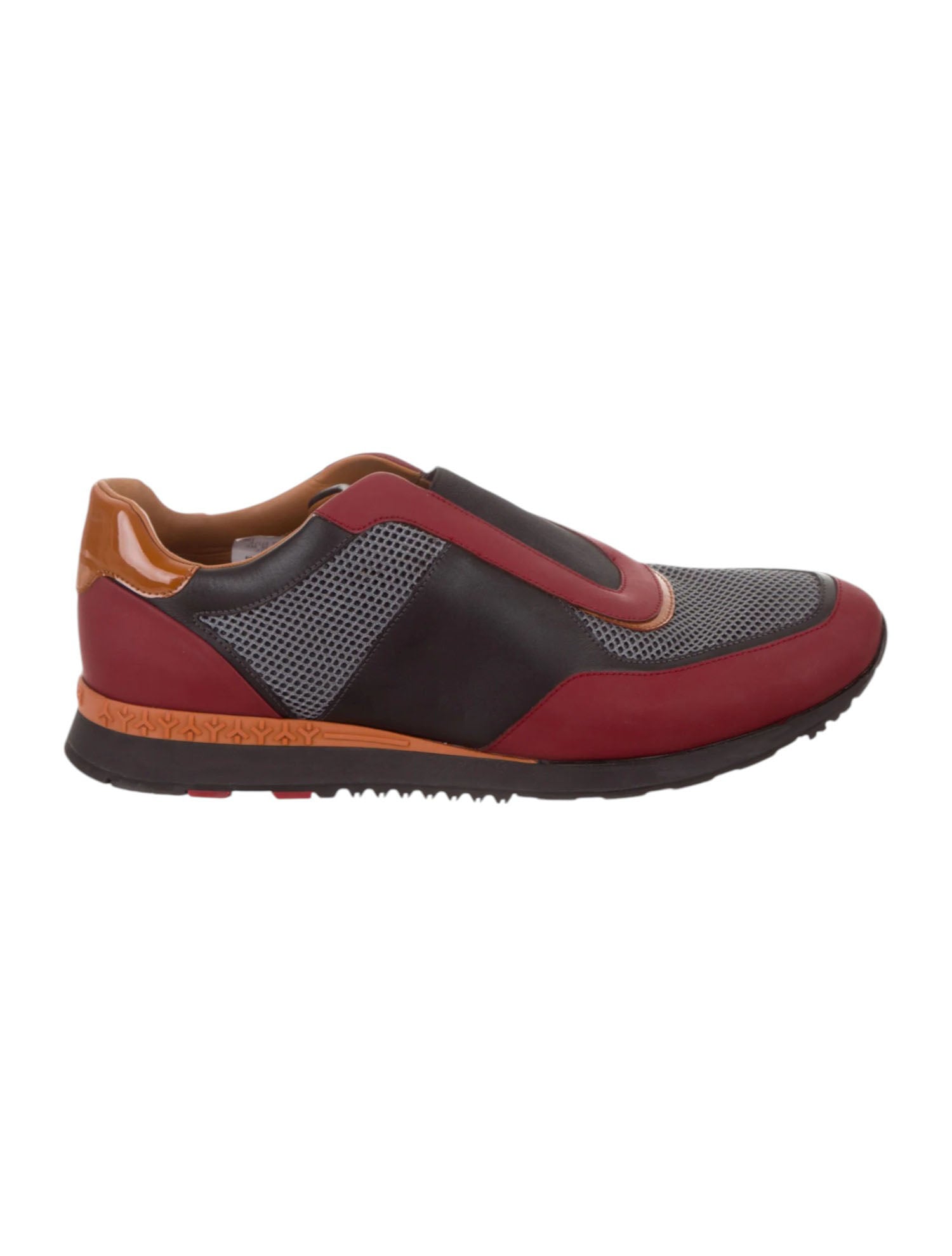 Bally Asmund 6217404 мужские красные кроссовки из кожи/ткани размер US 5.5 — фото 2