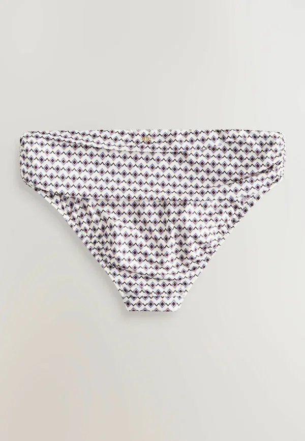 Трусы бикини Next, cream geometric, кремовый геометрический — фото 2