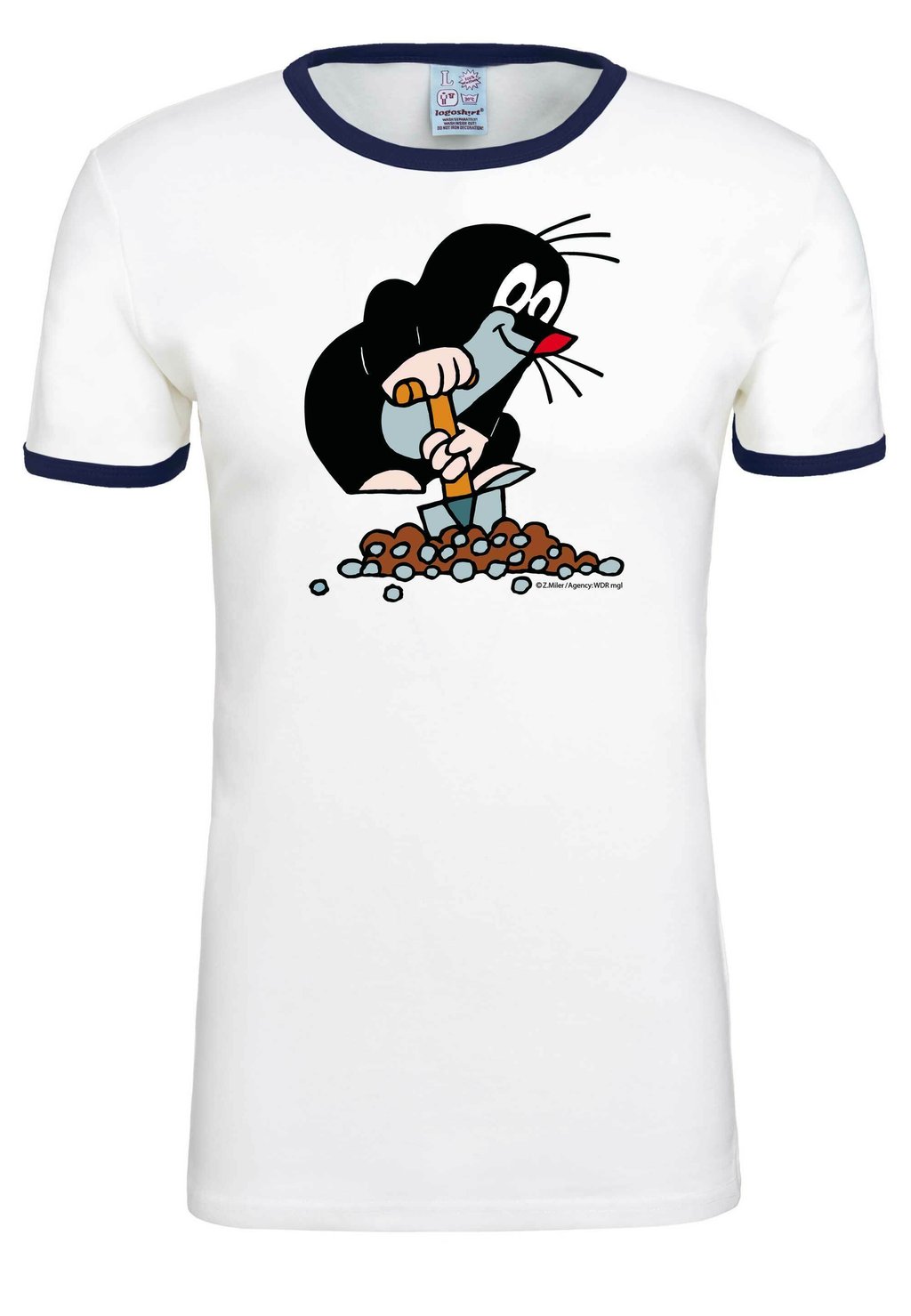 

Футболка с принтом DER KLEINE MAULWURF LOGOSHIRT, белый