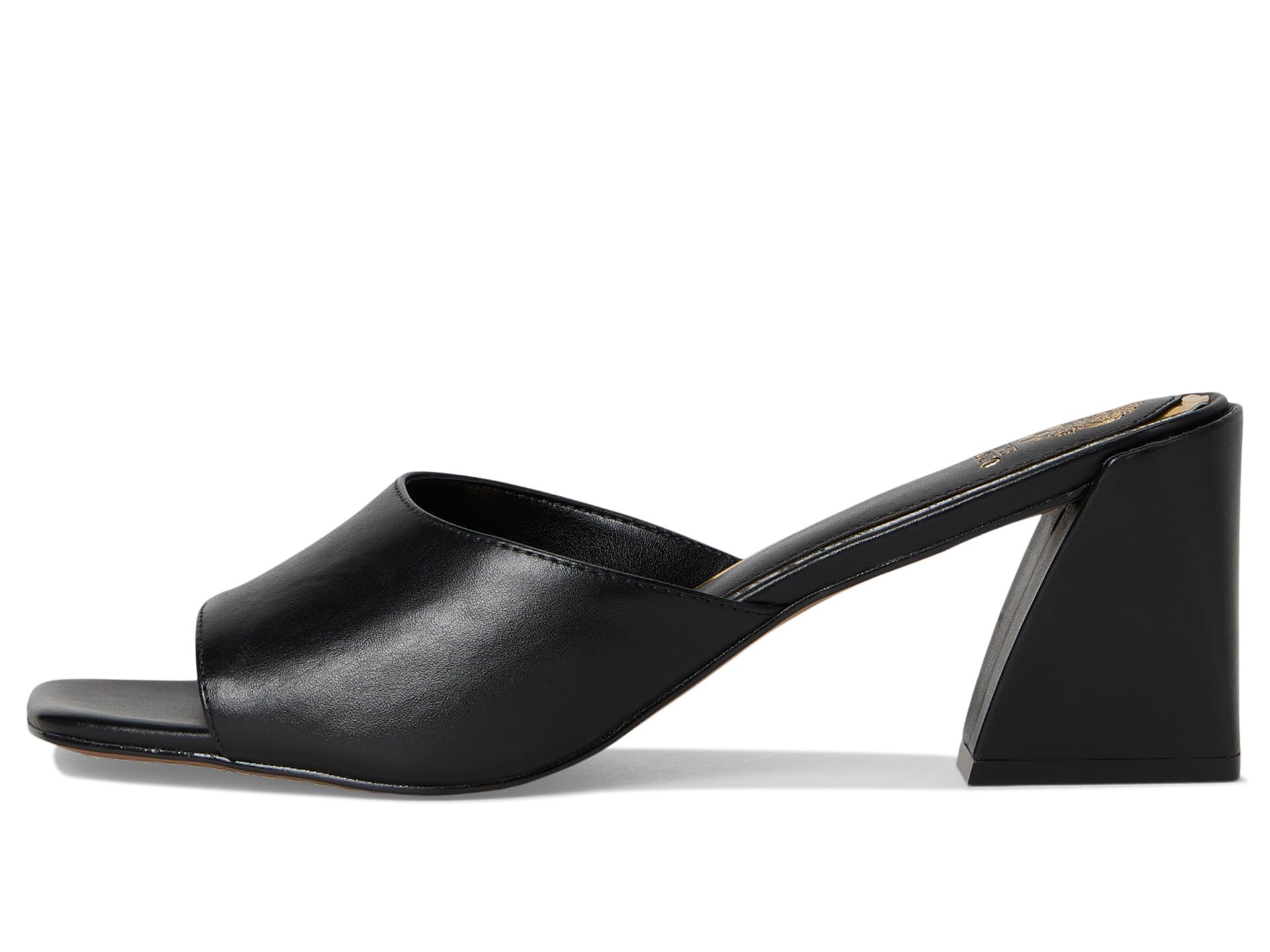 Сандалии Vince Camuto Sacha Block Heel Mule Sandal, черный — фото 4