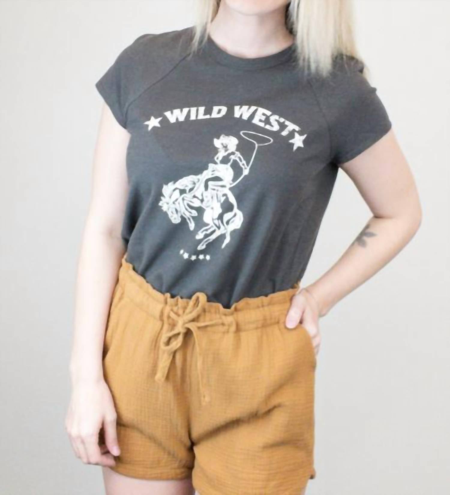 

Футболка Wild West черного цвета Thread & Supply