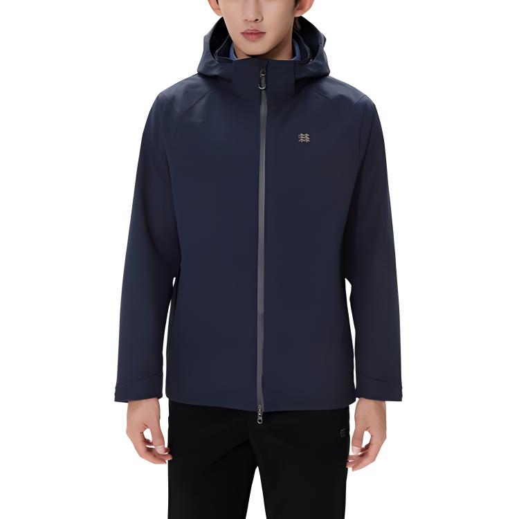 

KOLON SPORT Ветровка мужская водонепроницаемая ветрозащитная дышащая утепленная легкая, Navy Blue