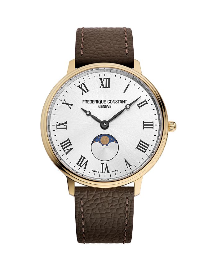 

Классические часы, 39 мм Frederique Constant, белый