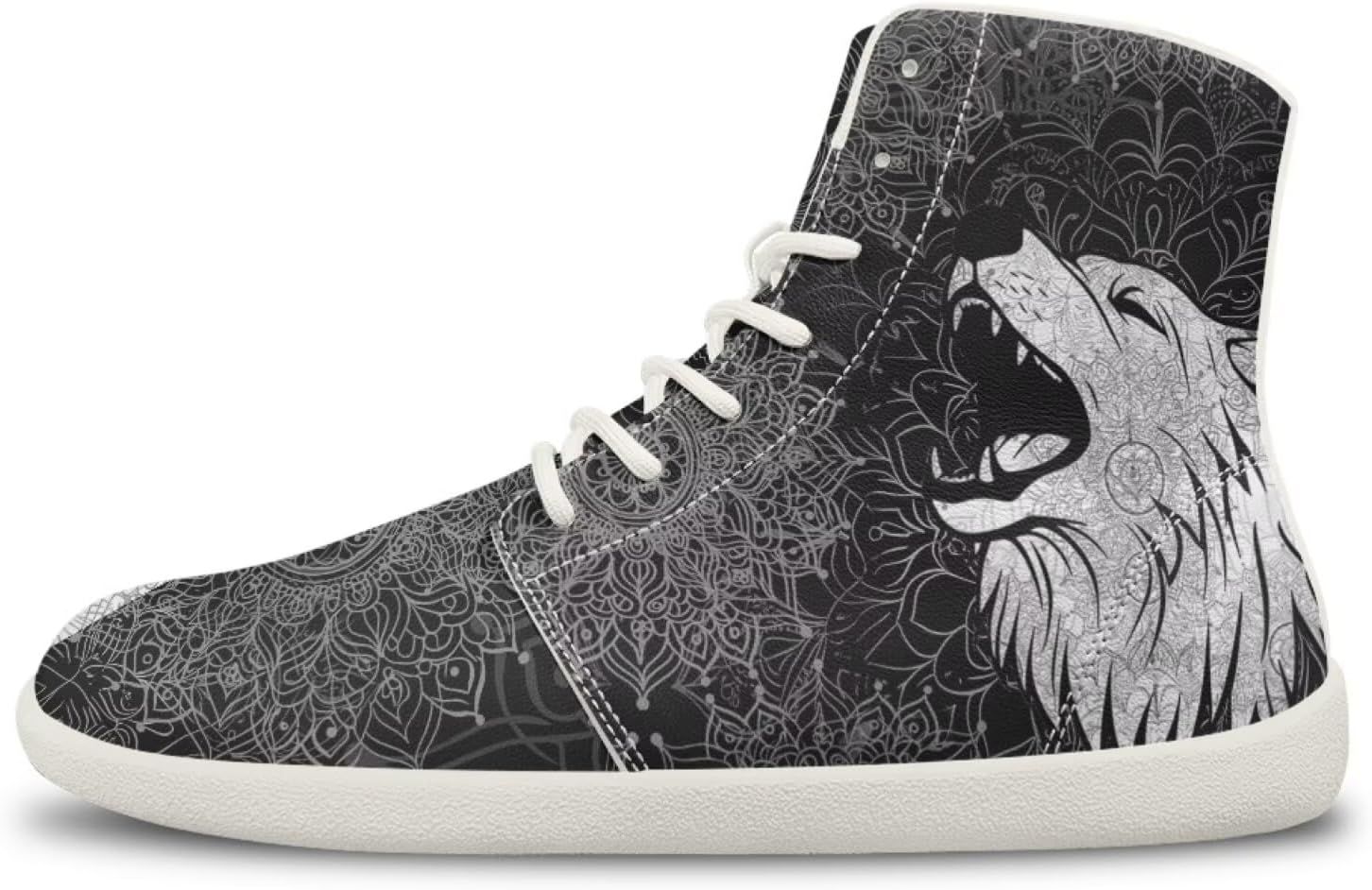 

Мужские кроссовки Wolf, слипоны, деловые кроссовки, высокие кроссовки для ходьбы, гимнастики, тенниса и спорта Ecaestolph, белый/черный