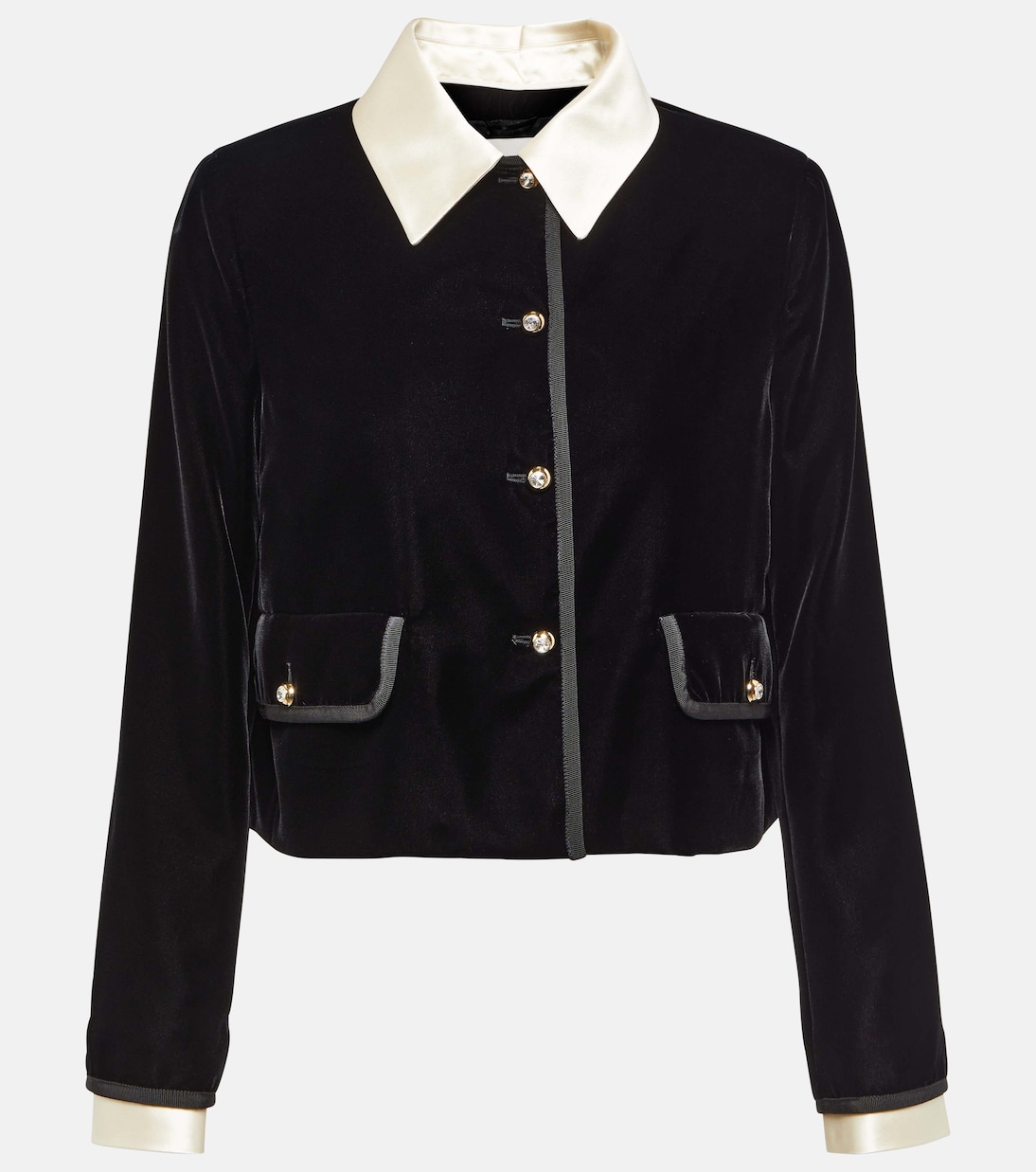 

Бархатная куртка Miu Miu, Nero