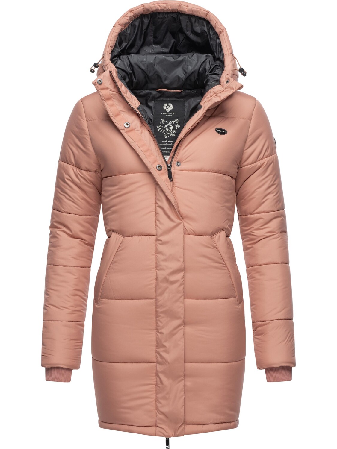 

Пуховик ragwear Steppmantel Relive Long Remake, нюд