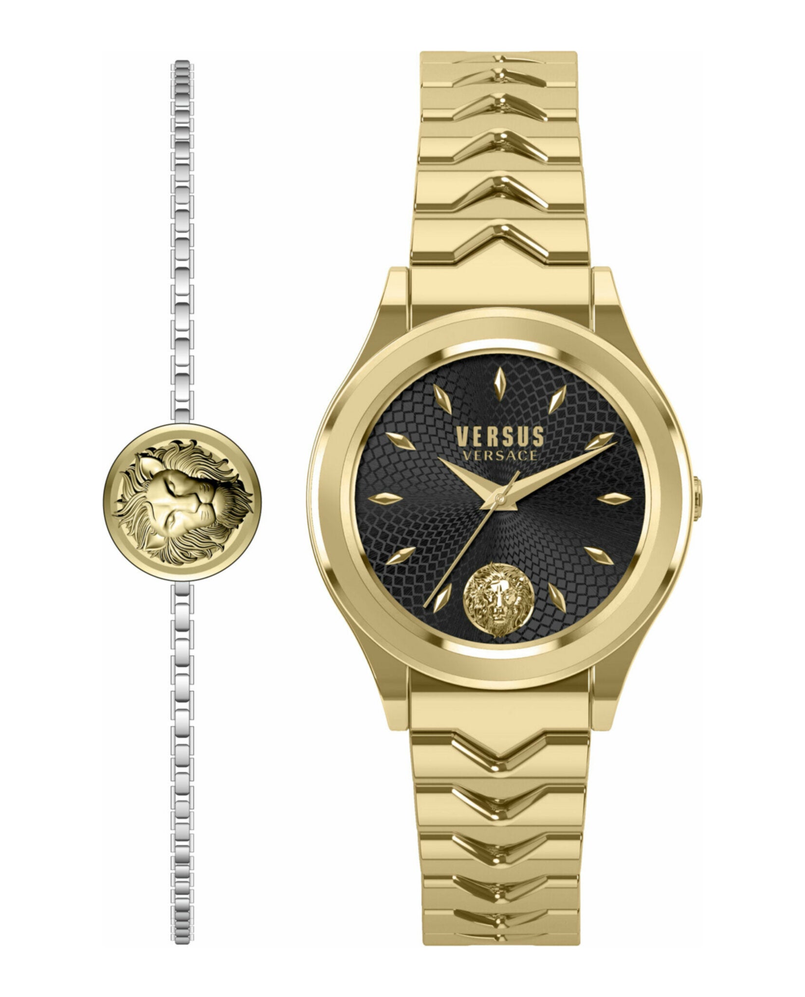 

Часы Mount Pleasant Box S Strap Versus Versace, золотой/золотой/черный