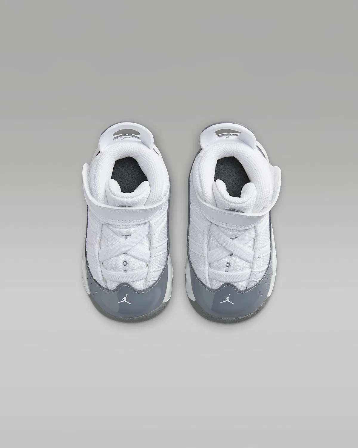 Детские кроссовки Jordan 6 Rings, White/White/Cool Grey — фото 4