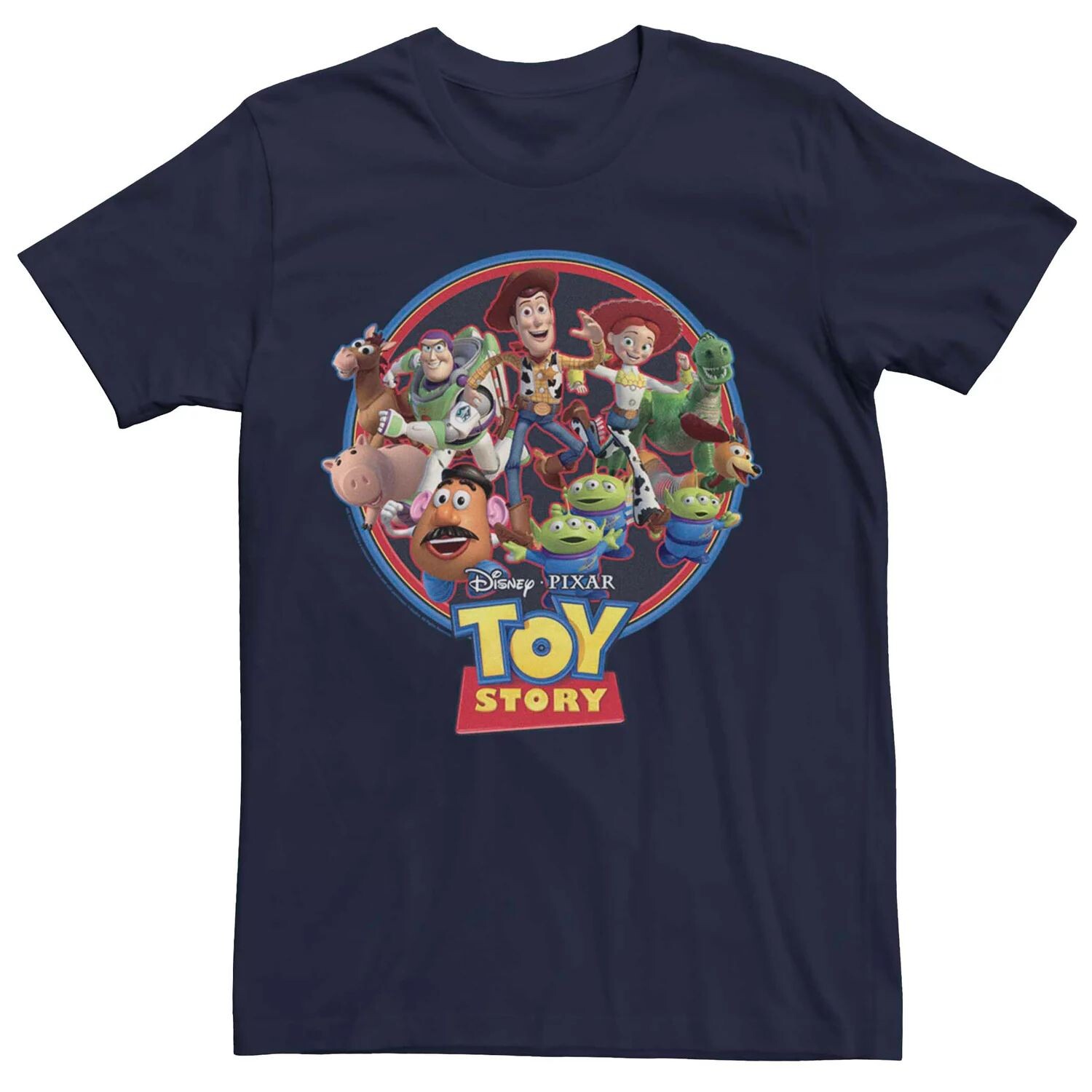 

Мужская футболка с графическим рисунком Disney Pixar Toy Story Circle Group Shot Licensed Character