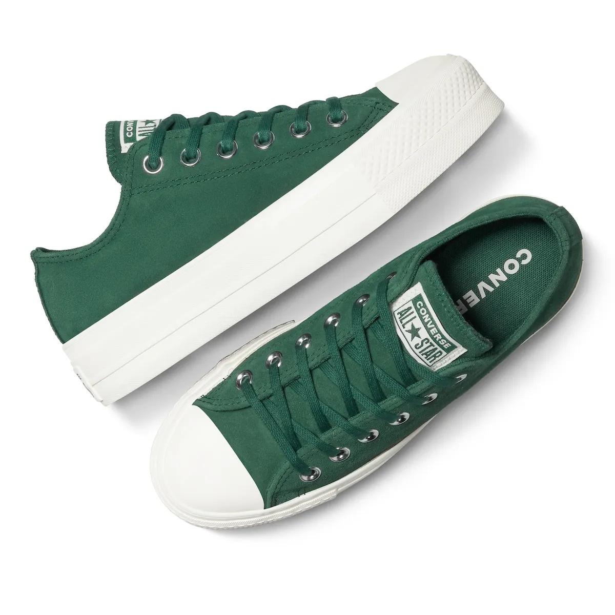 Женские повседневные кроссовки Chuck Taylor All Star Lift Crafted Color Converse, зеленый — фото 3