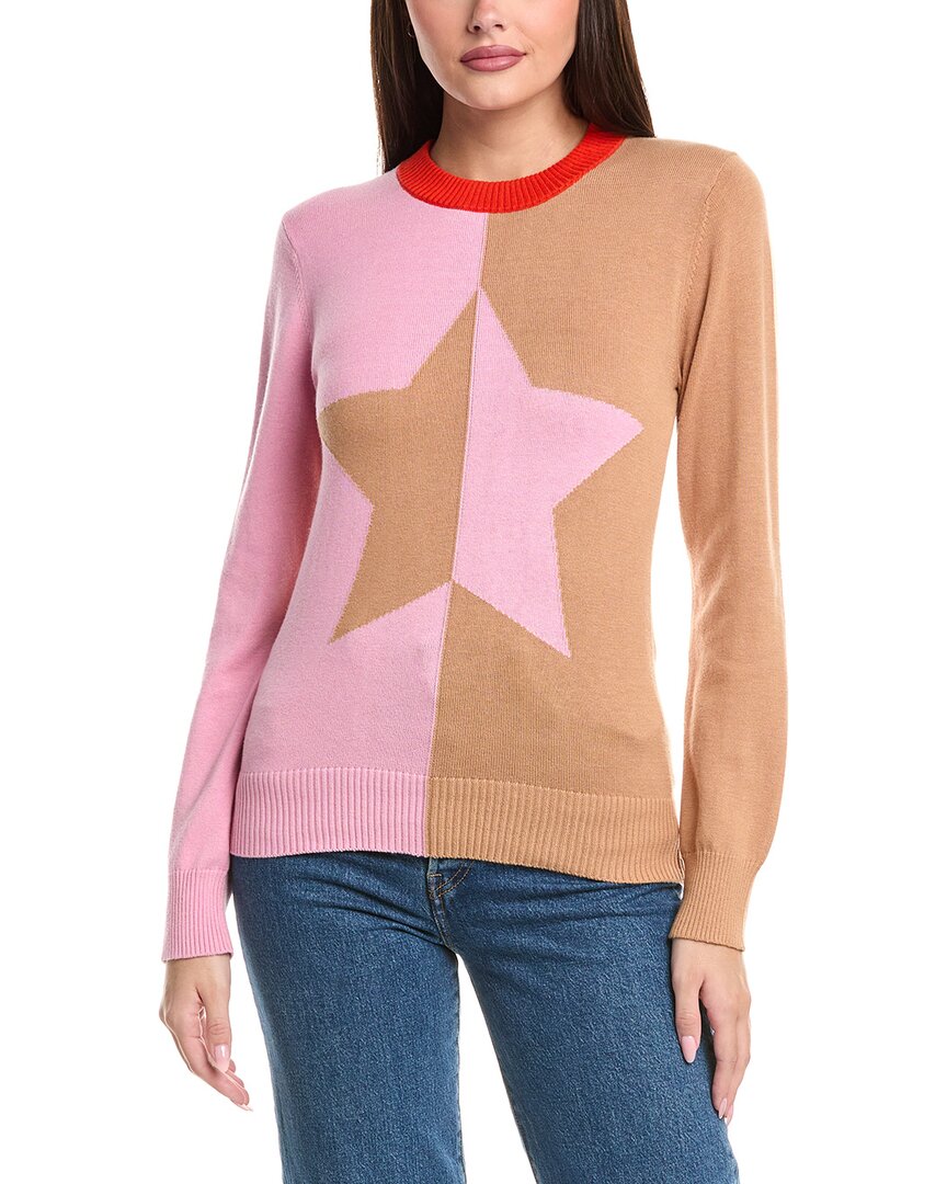 

WISPR Сплит Стар Свитер из смесового шелка, розовый