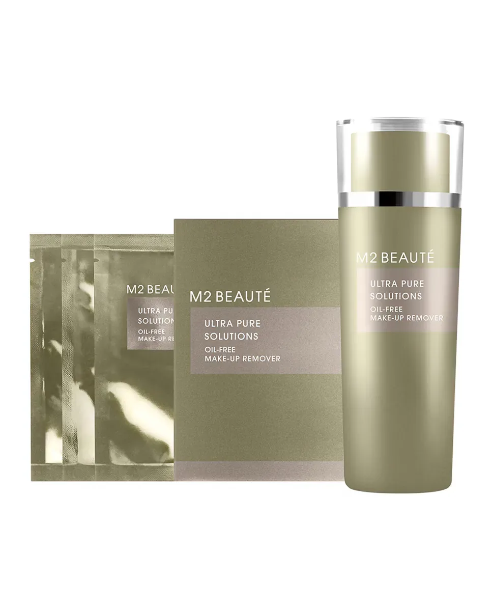 Средство для снятия макияжа M2 Beauté — Очищающий -в-1 Ultra Pure Solutions Безмасляный средcтво для снятия макияжа с глаз, 150 мл — фото 2