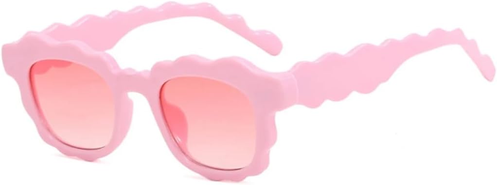 

Модные солнцезащитные очки необычной расцветки для женщин, с защитой от УФ-излучения UV400, для мужчин, трендовые, для путешествий, уникальные, для вечеринок VVTWSSW, Pink Pink