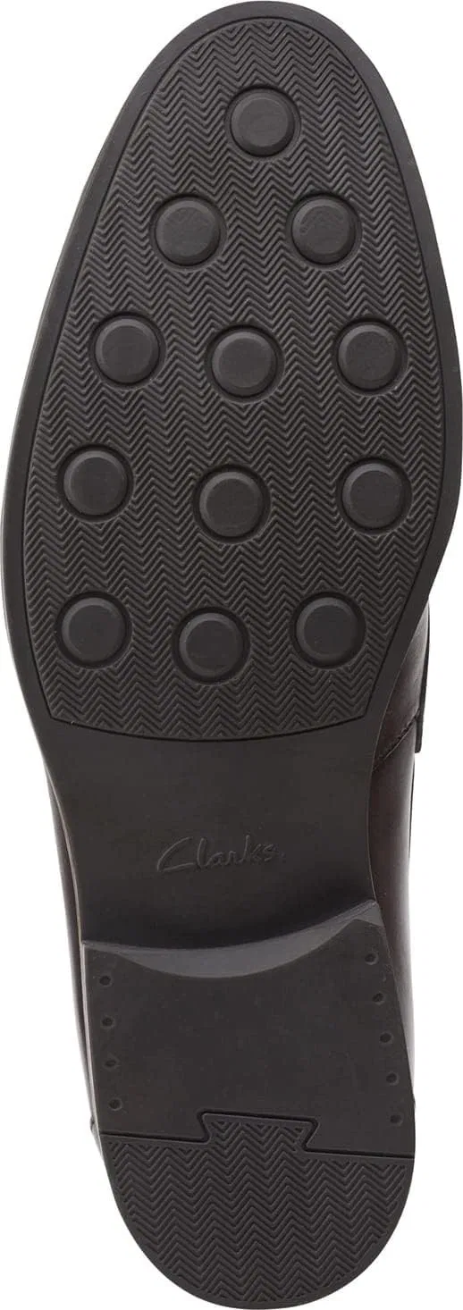 Мужские мокасины-лоферы Clarks Whiddon, темно-коричневый — фото 4