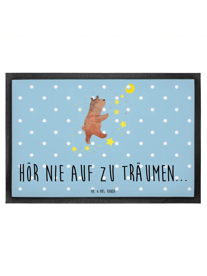 

Коврик для ног Mr. & Mrs. Panda, цвет blau pastell
