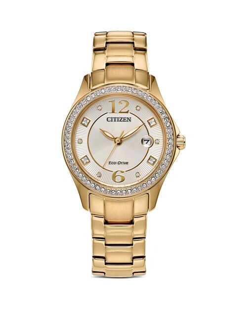 

Часы Eco Classic из нержавеющей стали золотистого цвета, 30,5 мм Citizen, цвет Silver