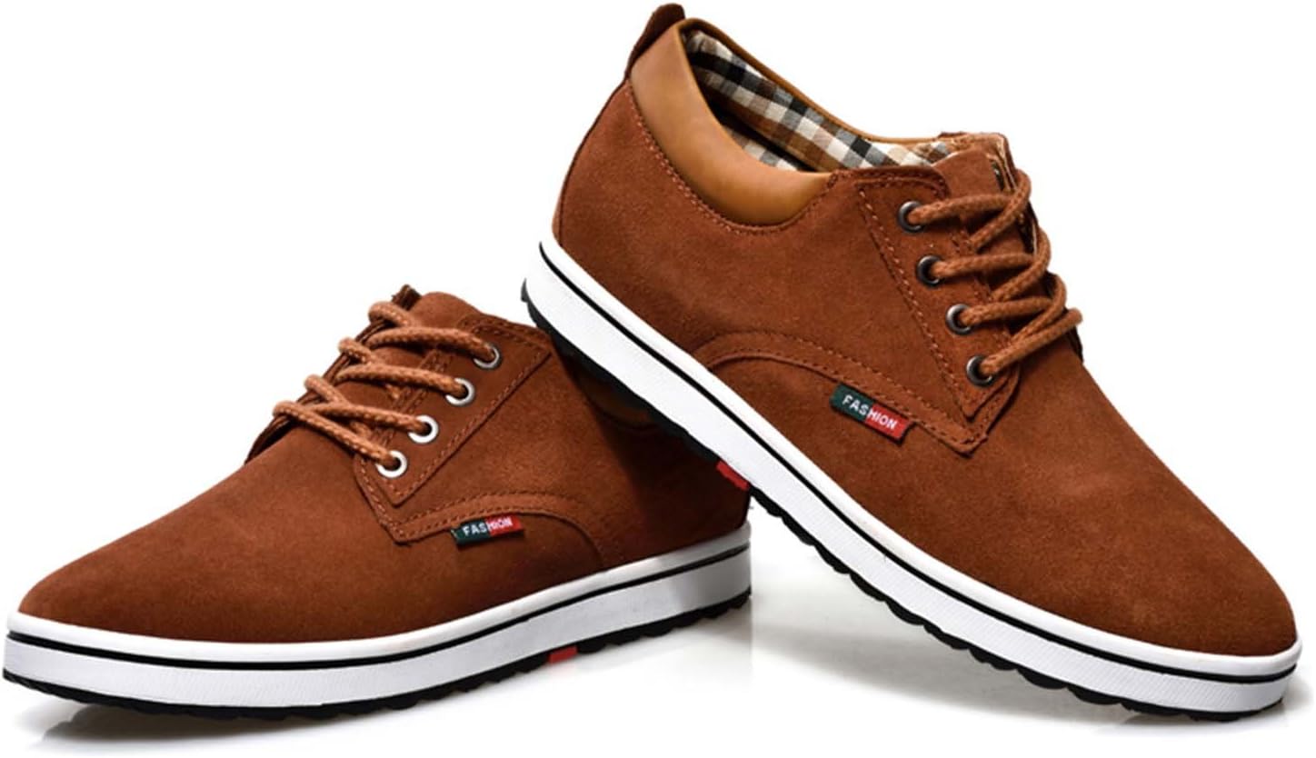 

Мужские туфли CERYTHRINA с увеличением роста на 6 см, шнуровка, фланелевый верх, кожа коровьей выделки, коричневый