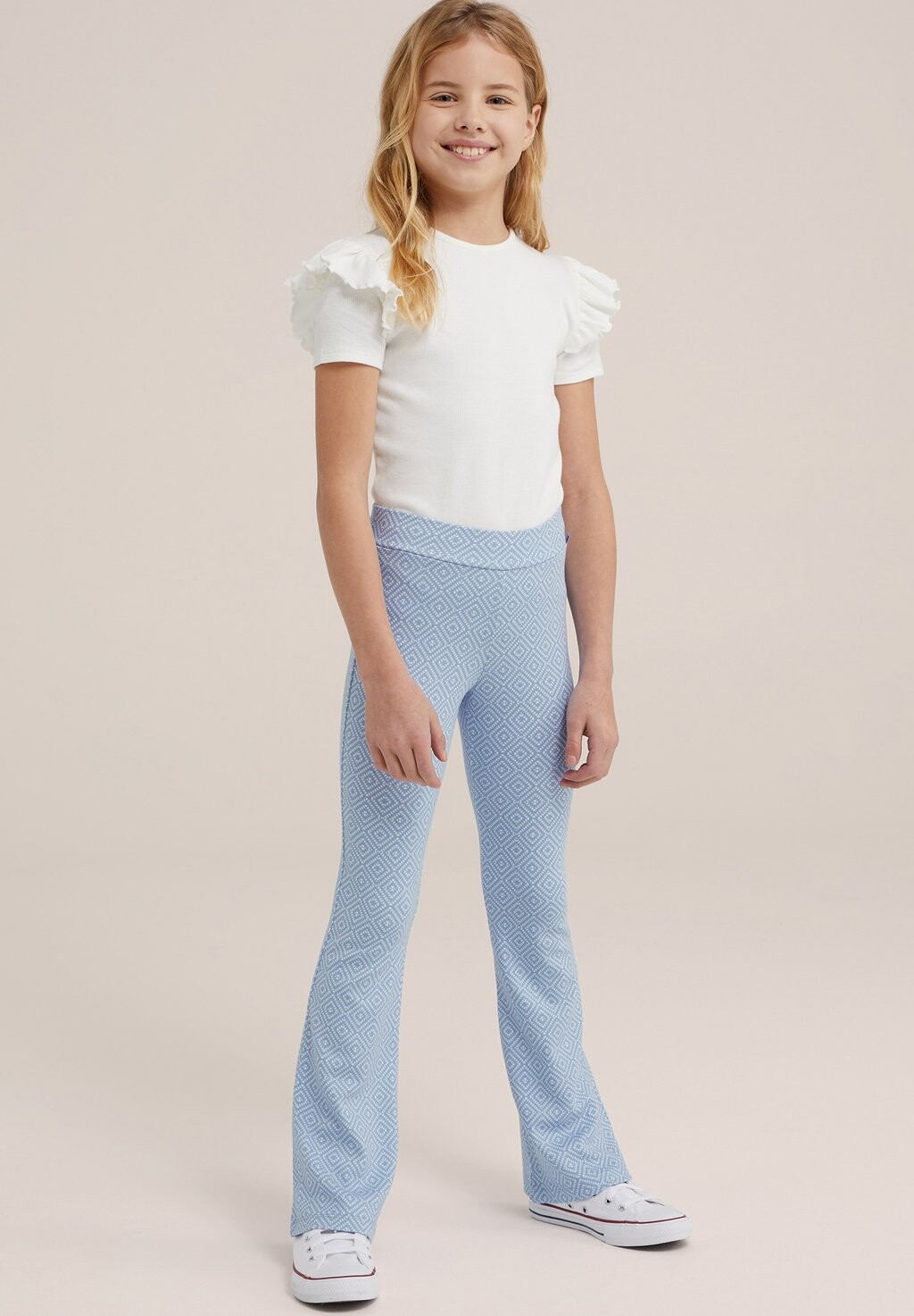 

Брюки FLARED LEGGING WE Fashion, цвет blue