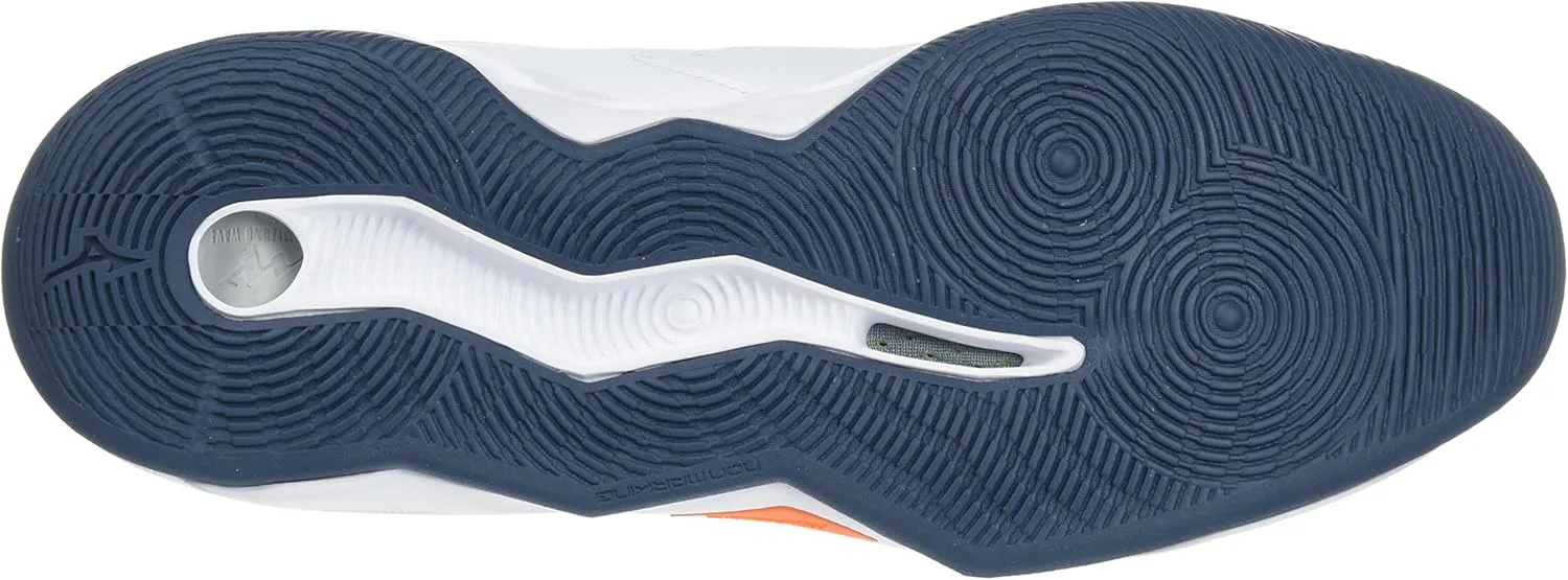 Мужские кроссовки Mizuno Wave, белый/темно-синий — фото 4
