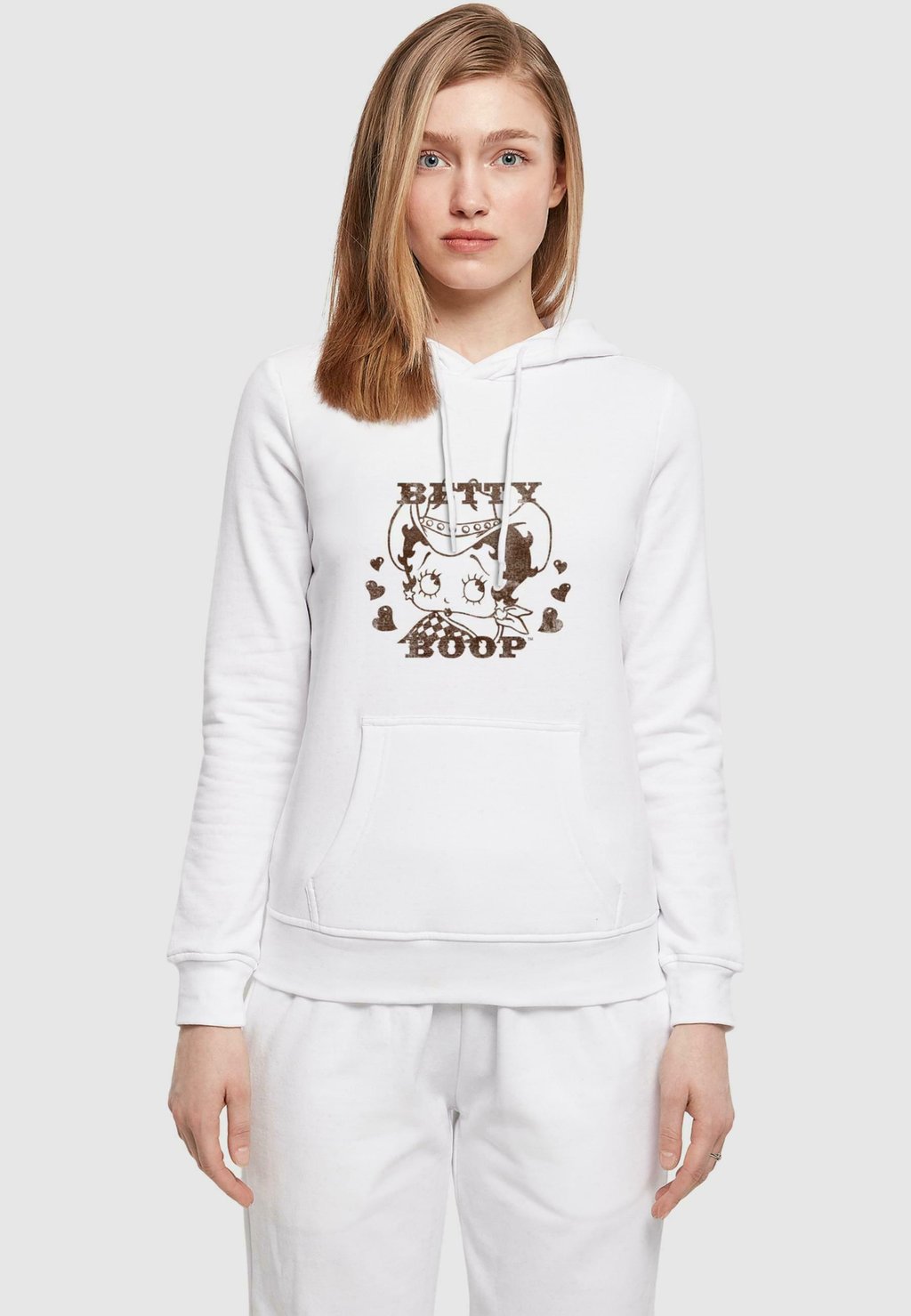 

Толстовка BETTY BOOP - COWGIRL - Hoodie Merchcode, белый
