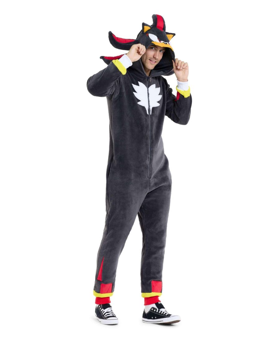 

Мужской официальный комбинезон Наклза - боди Соника для взрослых - красный OppoSuits, Black