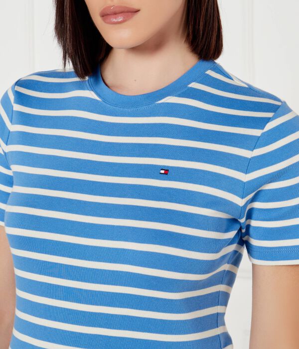Футболки Slim fit Tommy Hilfiger, синий — фото 4
