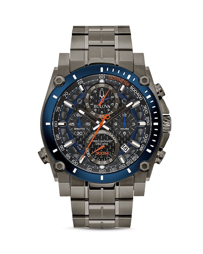 

Часы Precisionist Sport Expansion Chronograph, 46.5mm Bulova, серый
