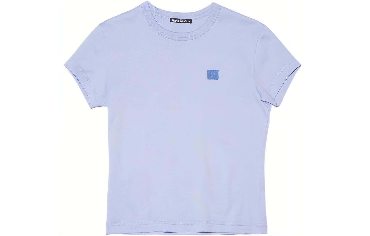 

Футболка унисекс светло-фиолетовая Acne Studios