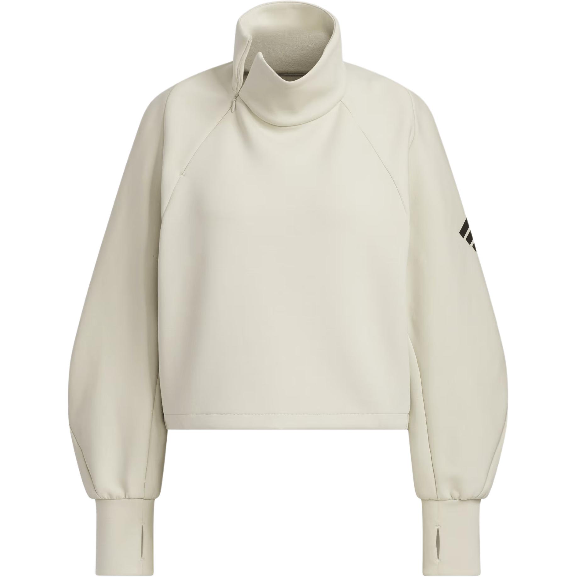 

Adidas СВИТШОТ FW24 PRE, женская толстовка светло-серого цвета с кунжутом