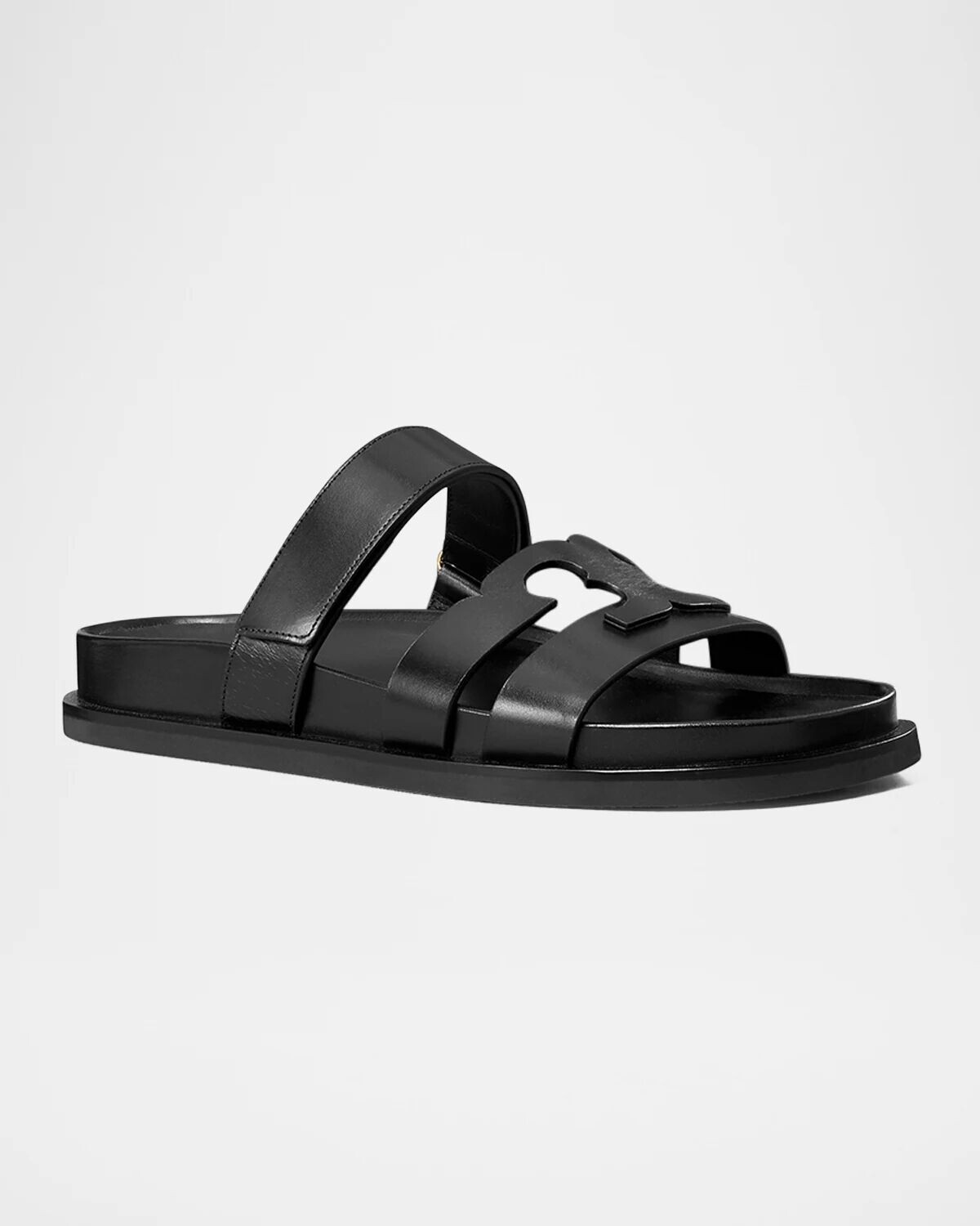 Кожаные спортивные сандалии-мюли Ines с тройным ремешком Tory Burch, цвет Perfect Black — фото 2