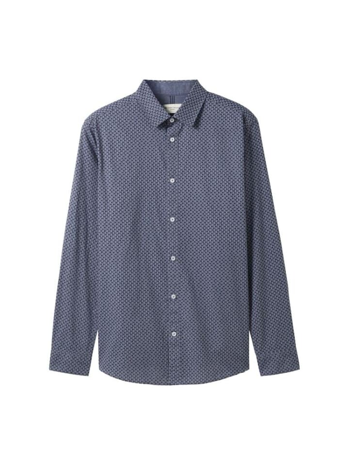 

Рубашка Tom Tailor Langarmhemd, цвет stormy blue fade stripe design