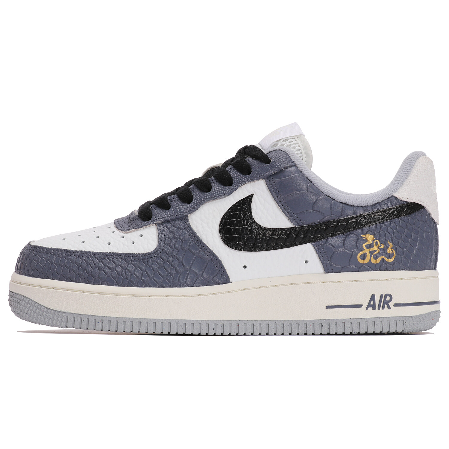 

Кроссовки Nike Air Force 1 Skateboarding Shoes Women's Low-top Blue/white, синий/белый