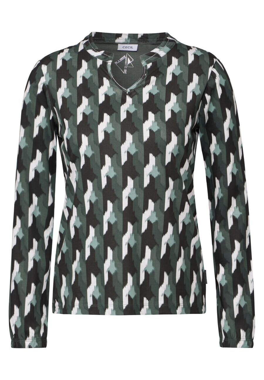 

Лонгслив CECIL Shirt, цвет fir/pastel green