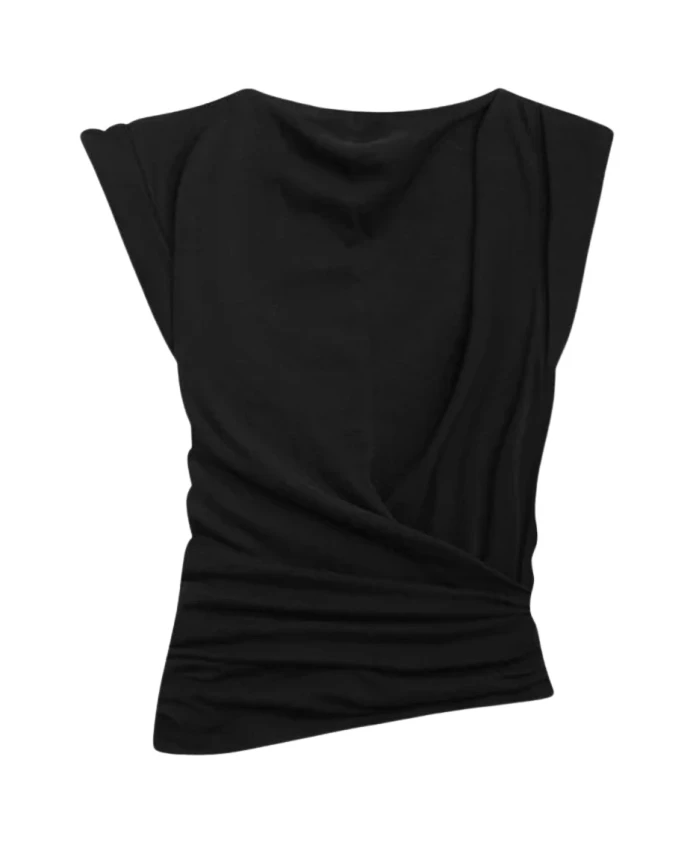 

Черная хлопковая футболка ts0207faa1n41i Isabel Marant, черный