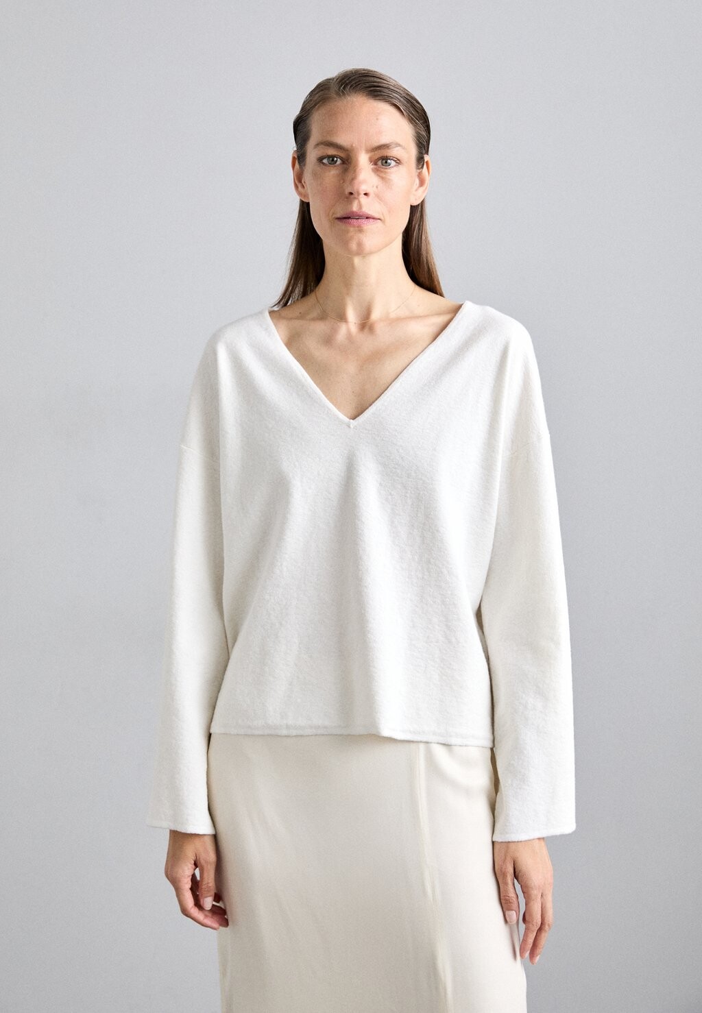 

Джемпер BELL SLEEVE KNITID, цвет White