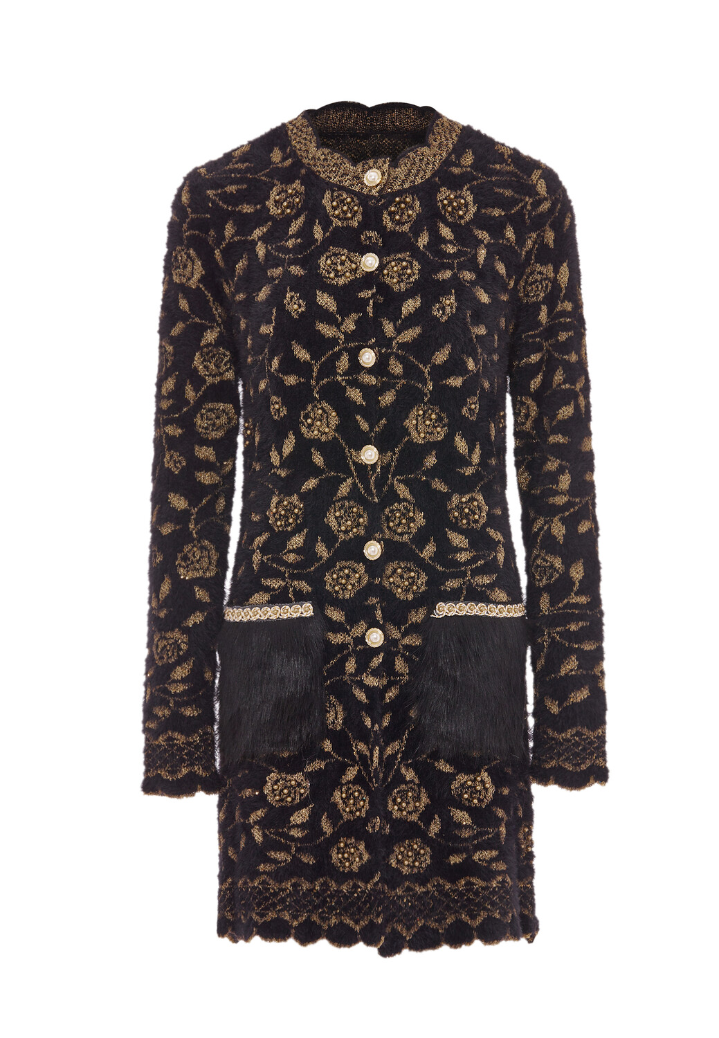 

Толстовка faina Strickjacke, черный