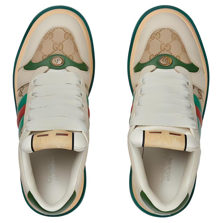 Скринер 'GG Motif Beige Green' GUCCI — фото 2