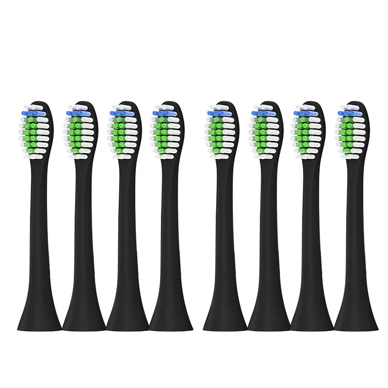Сменные насадки для зубной щетки DONGNAILUN, Diamond Cleaning White 8 Pcs — фото 2