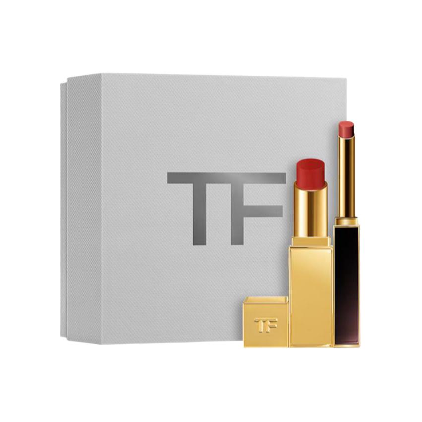 TOM FORD Помада TF Fine Gold Tube Box в тюбике, питательная, легко наносится, стойкая, 2,8 г + 0,9 г — фото 2