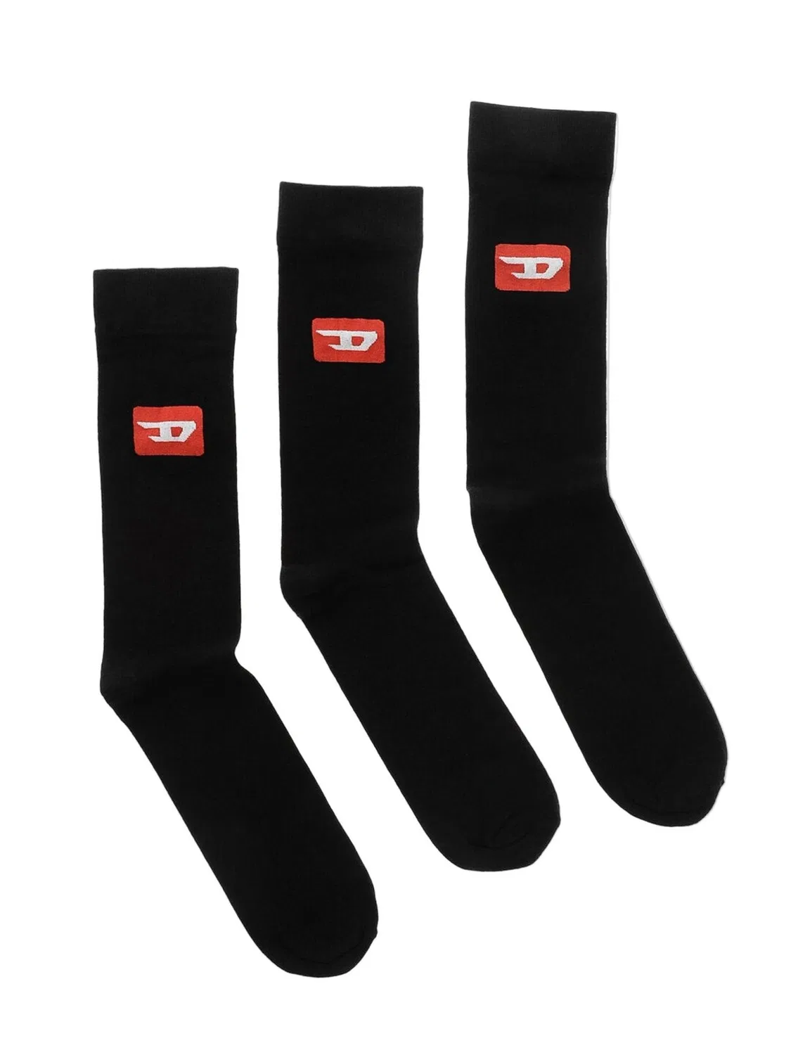 Носки Diesel SKM-RAYTHREEPACK-R черного цвета