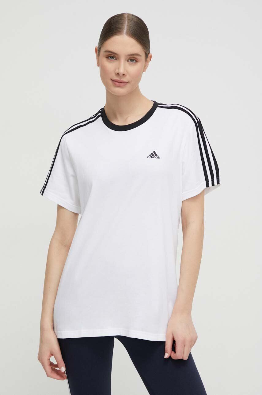 

Хлопковая футболка H10201 adidas, белый