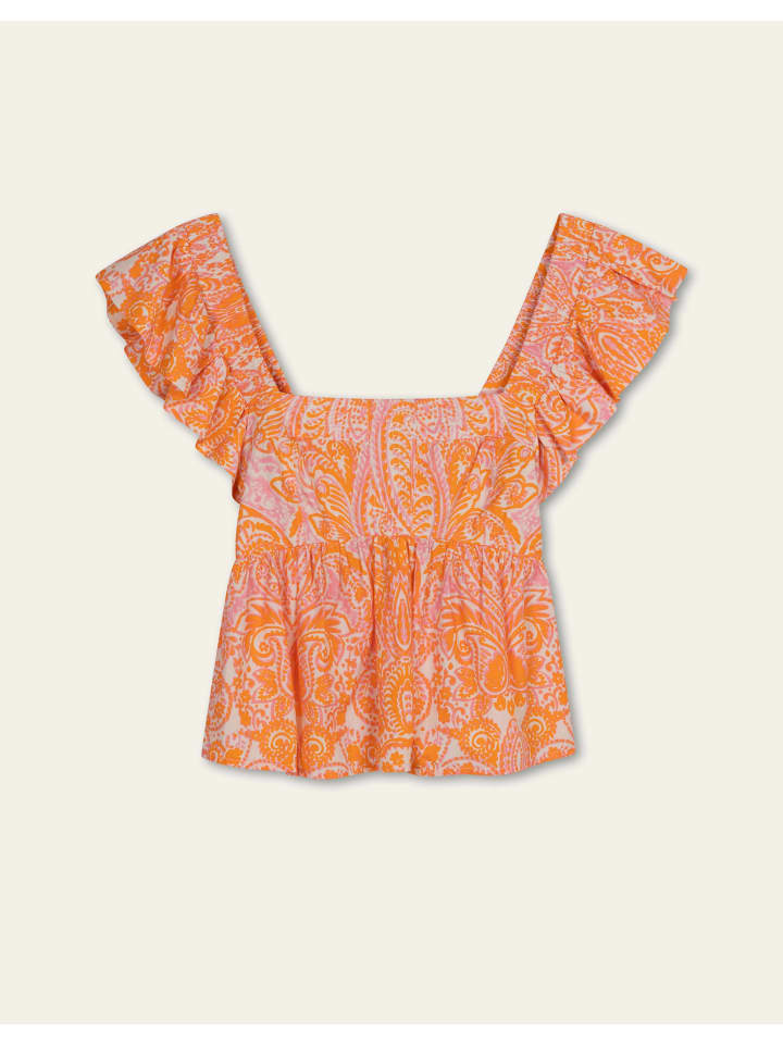 

Oilily Топ Balua оранжевого цвета