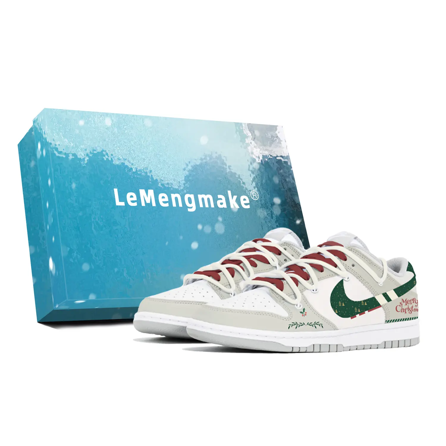 

Nike Кроссовки для скейтбординга Dunk, износостойкие, белые, мужские