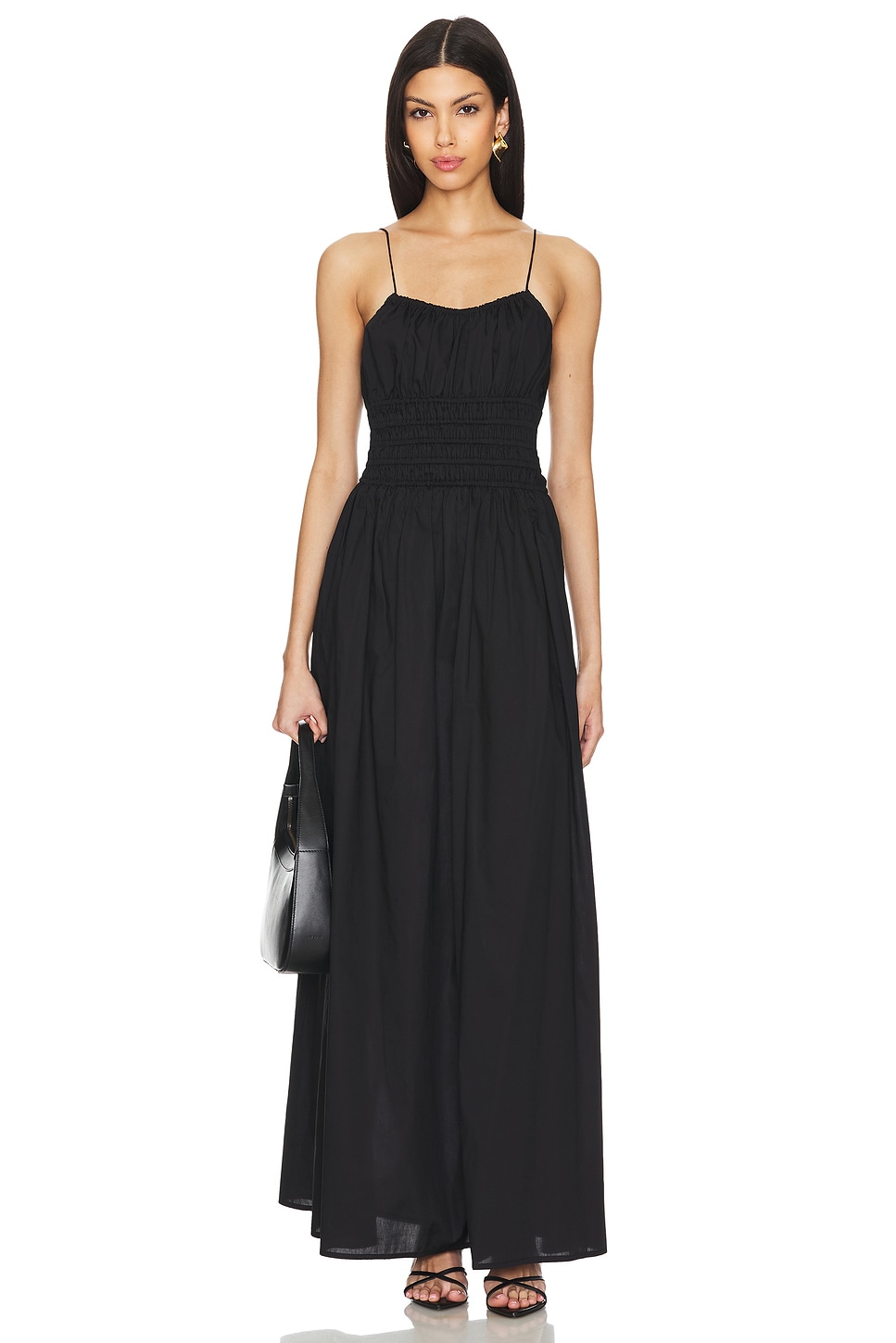 

Платье макси baia Faithfull The Brand, черный