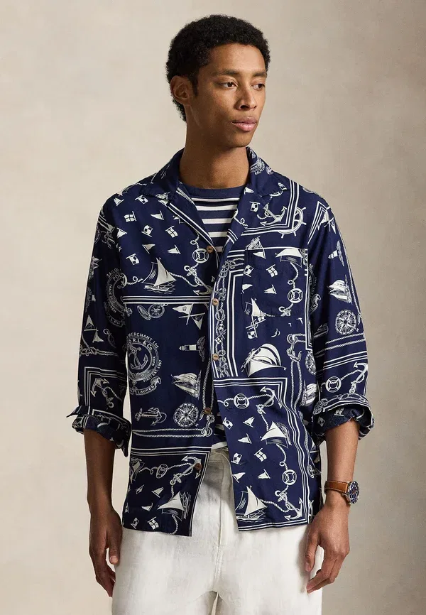 Футболка Polo Ralph Lauren Classic Fit Nautical Bandanna, морской платок